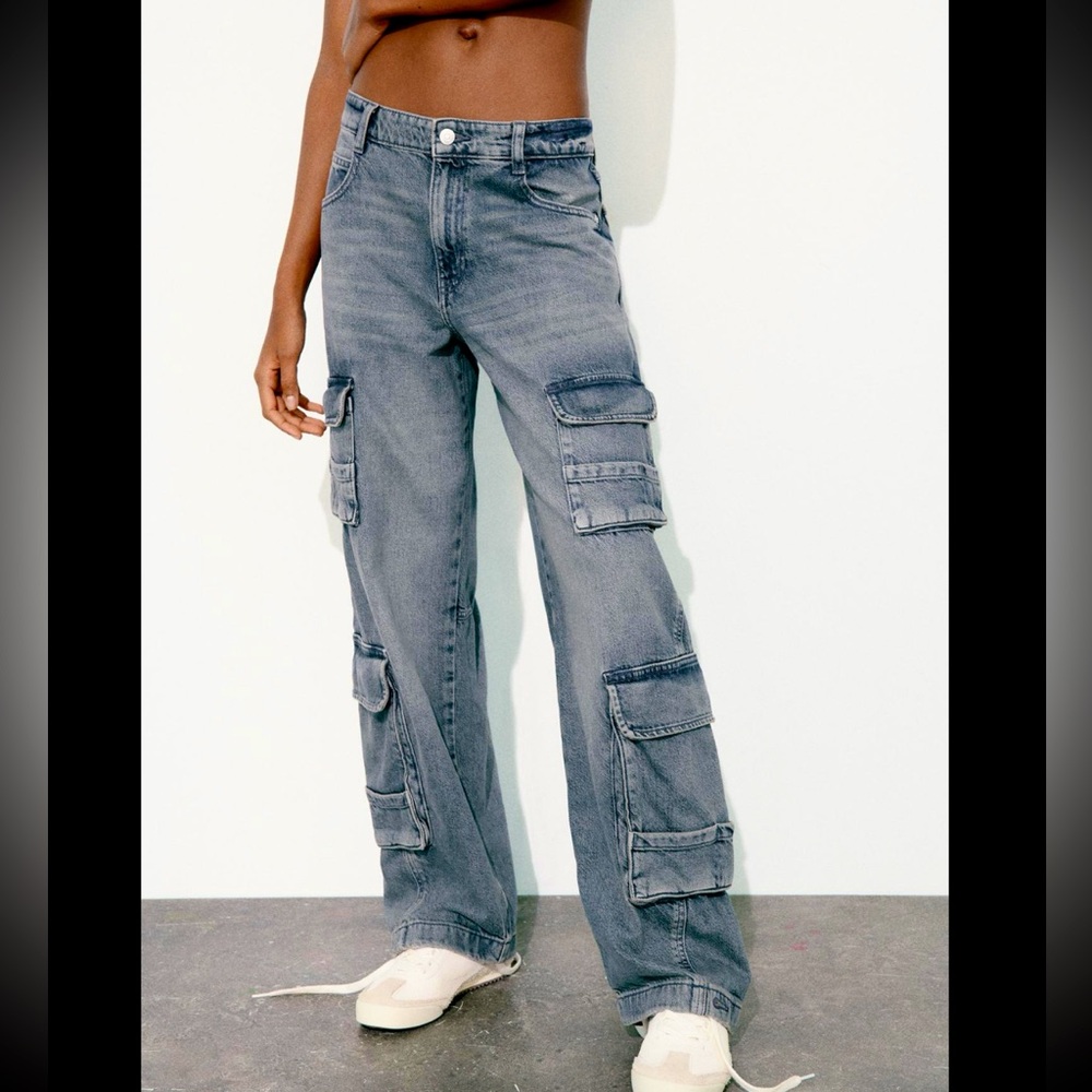 MID-RISE TRF CARGO JEANS
